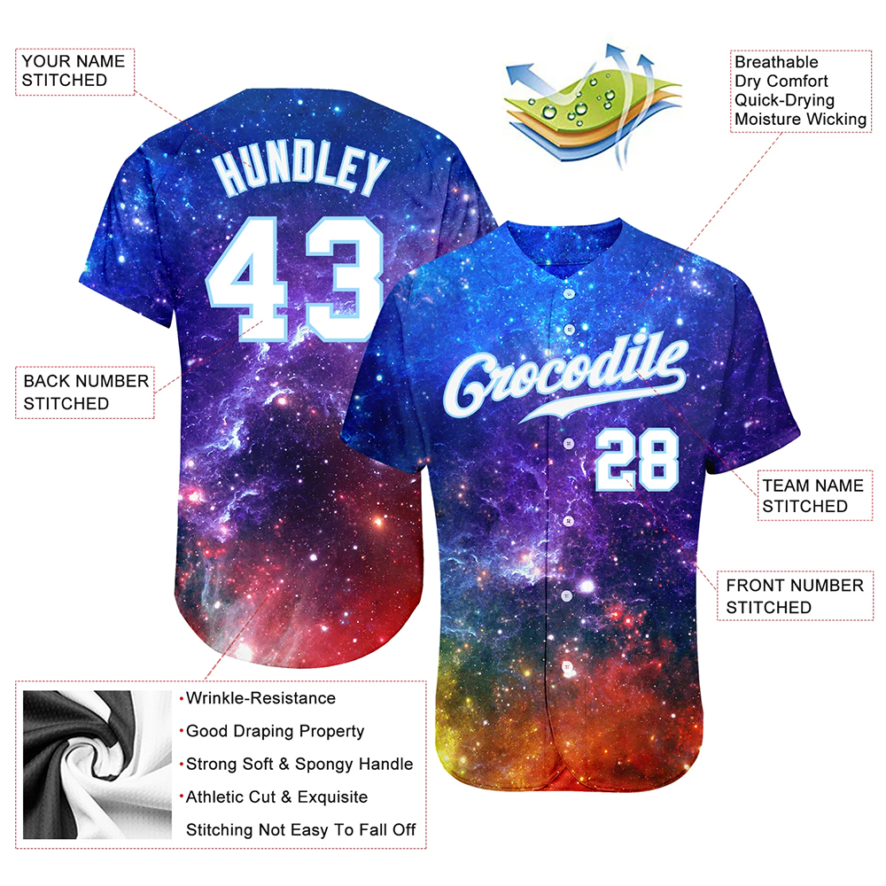 Sublimation Baseball Uniform Jersey Shirts